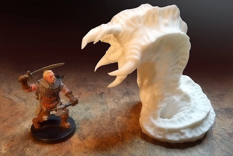 3D_leech_printable_rpg_miniatures queen