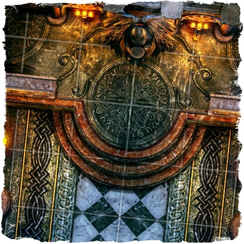 rpg cathedral temple map tile set