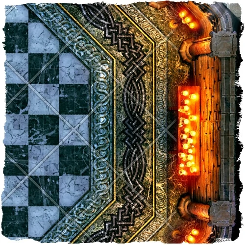 rpg cathedral temple map tile set