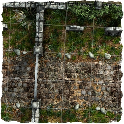 rpg cemetery graveyard map tile set