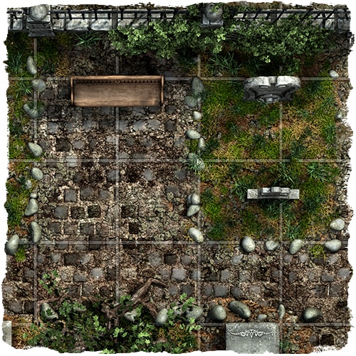 rpg cemetery graveyard map tile set