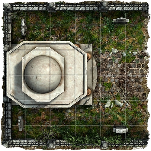 rpg cemetery graveyard map tile set