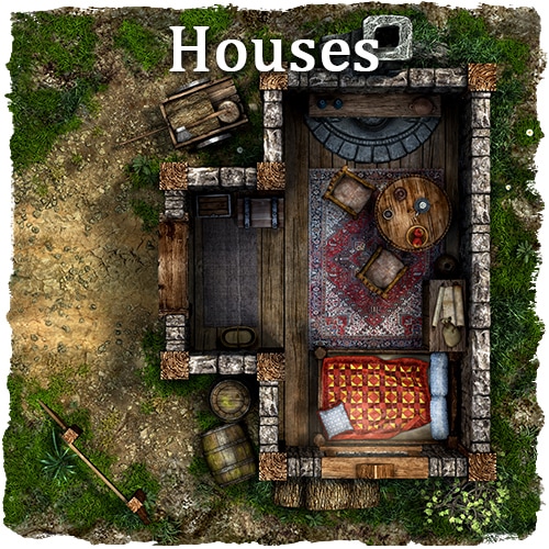 rpg village map tile set