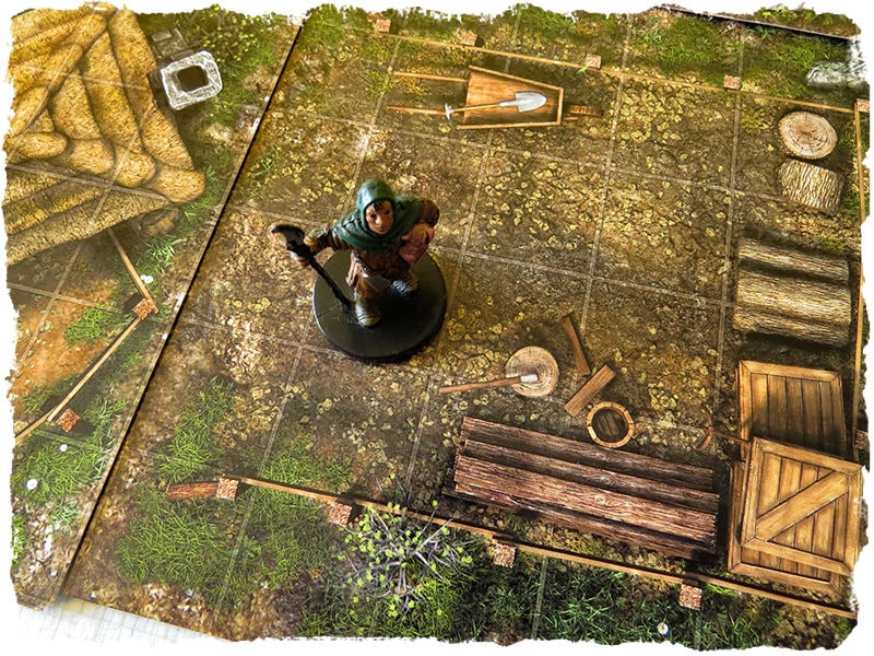 village map tile set role playing game