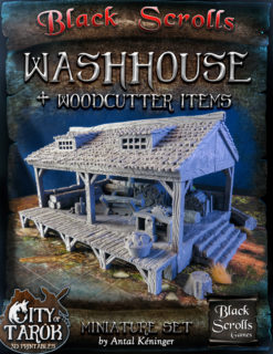 Washhouse and woodcutter